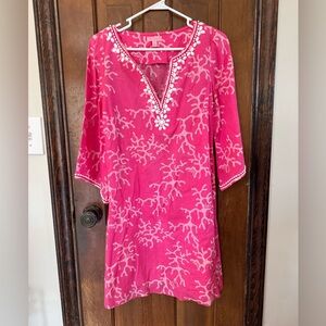 Woman’s Lilly Pulitzer Coral Reef Dress/Coverup Sz Small